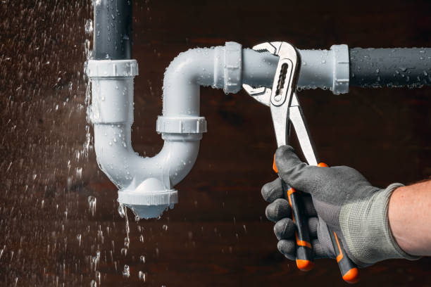 Professional Leak Detection technician working in Monroe Township, NJ